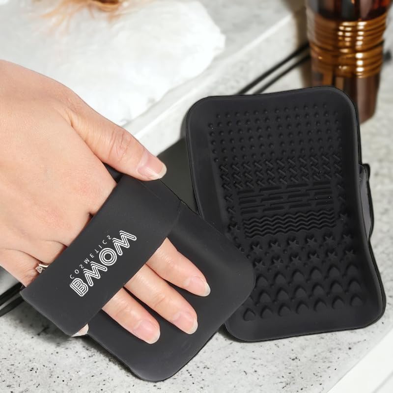 Makeup Brush Cleaning Mat Silicone Pad, Latex Free - Image 4