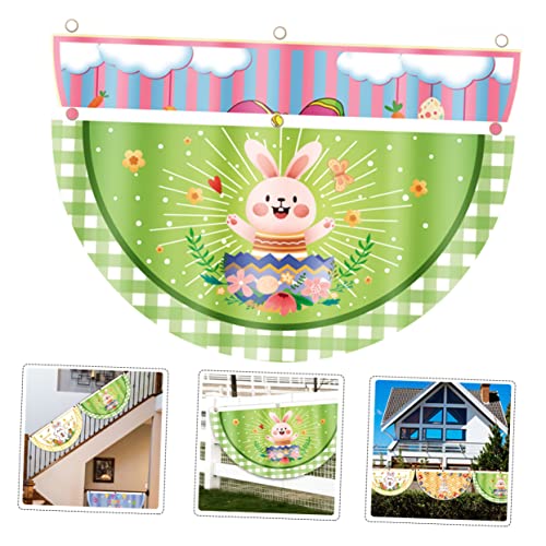Drapeaux de jardin de Pâques pour fêter l'arrivée du lapin - 3