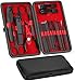 Manicure Set, Pedicure Kit, Nail Clippers, Professional Grooming Kit, Nail Tools 18 In 1 with Luxurious Travel Case For Men and Women 2020 Upgraded Version