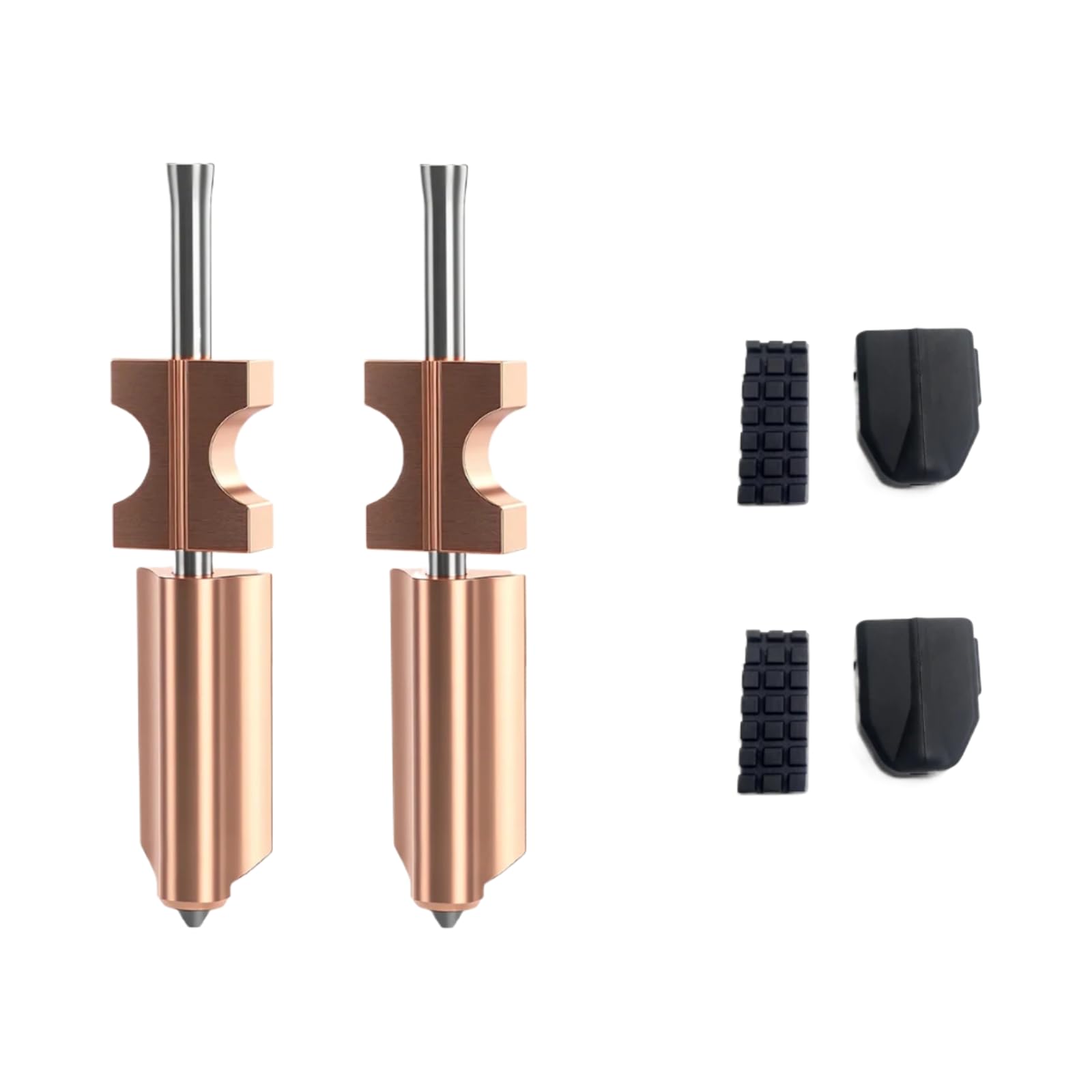 1 pcs Buse bimétallique en acier trempé 0.25/0.4/0.6/0.8mm Hotend