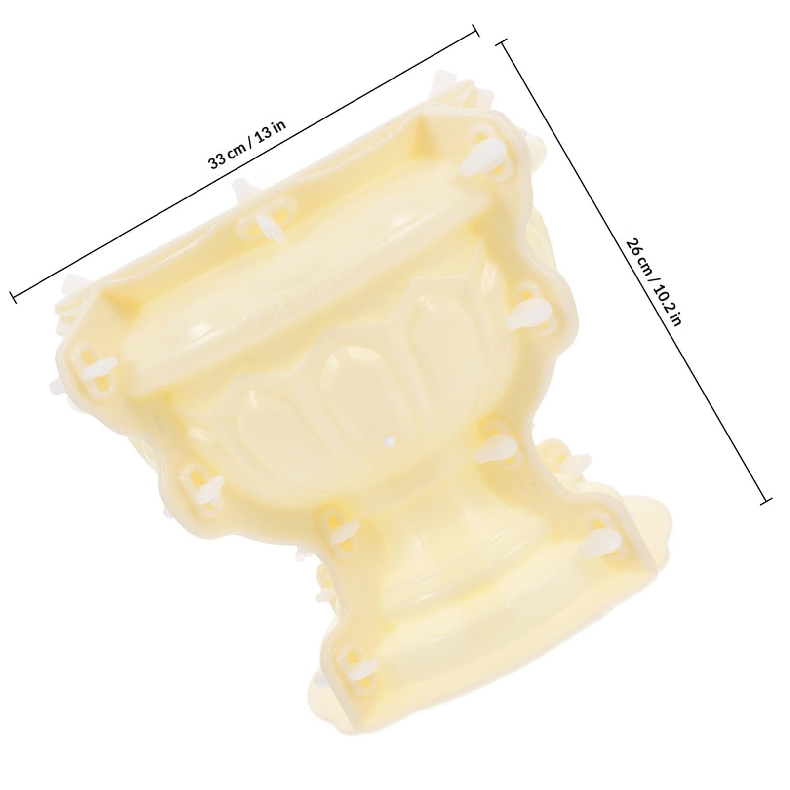 UKCOCO Stampo per Fioriera in Plastica Stile Europeo, Flessibile e Lavabile, per Fai da Te e Artigianato Creativo Vaso Beige Resistente