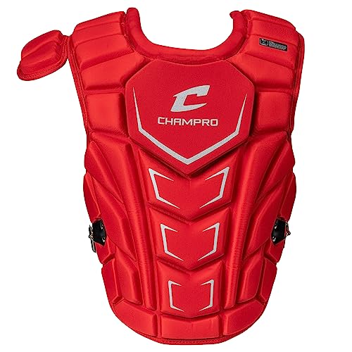 Champro Optimus MVP Plus Chest Protector for Commotio Cordis with Removable Shoulder Cap...