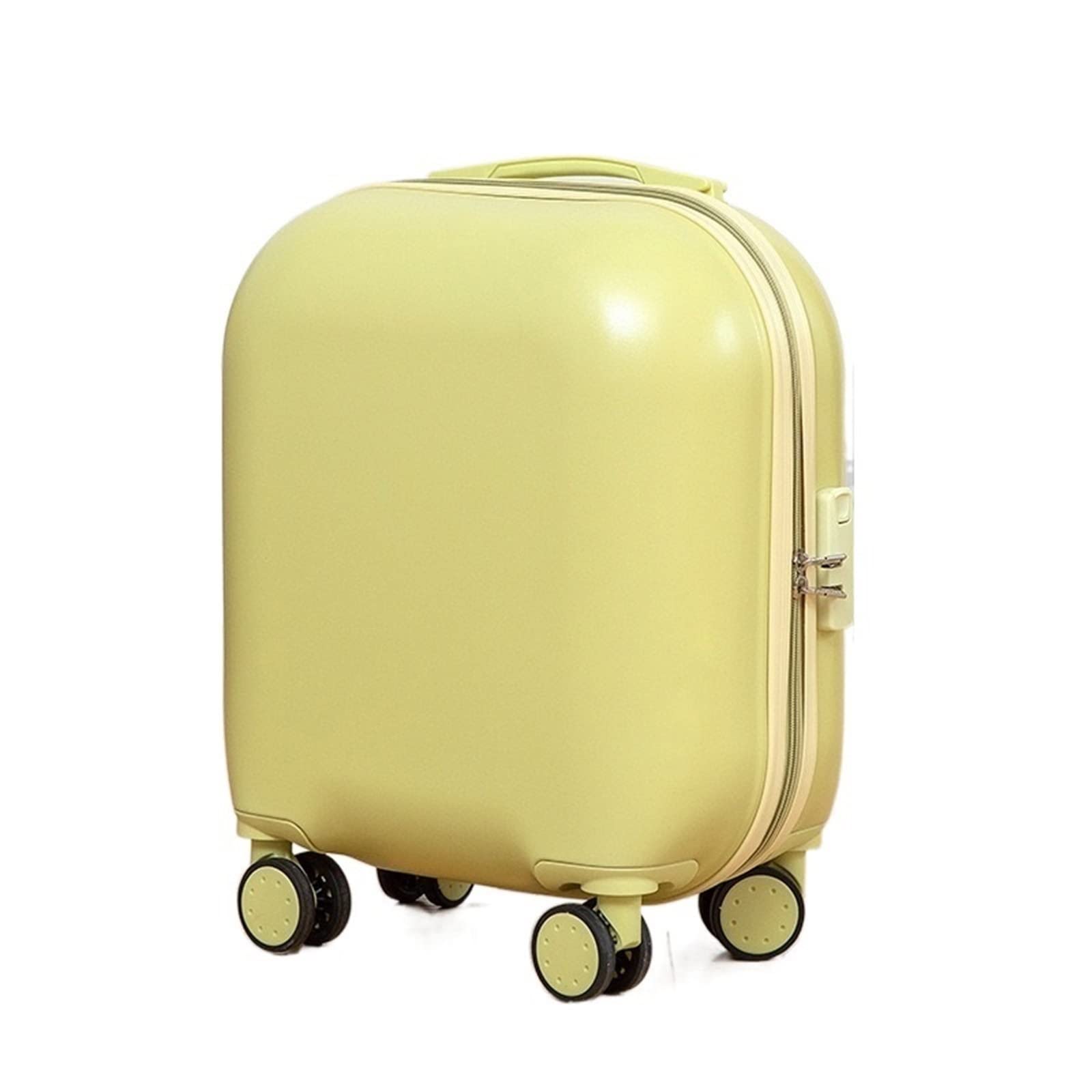 Equipaje Equipaje con Ruedas de 18 Pulgadas Maleta de Embarque portátil pequeña Unisex Maleta de Mano con Ruedas (Color : NO-1)