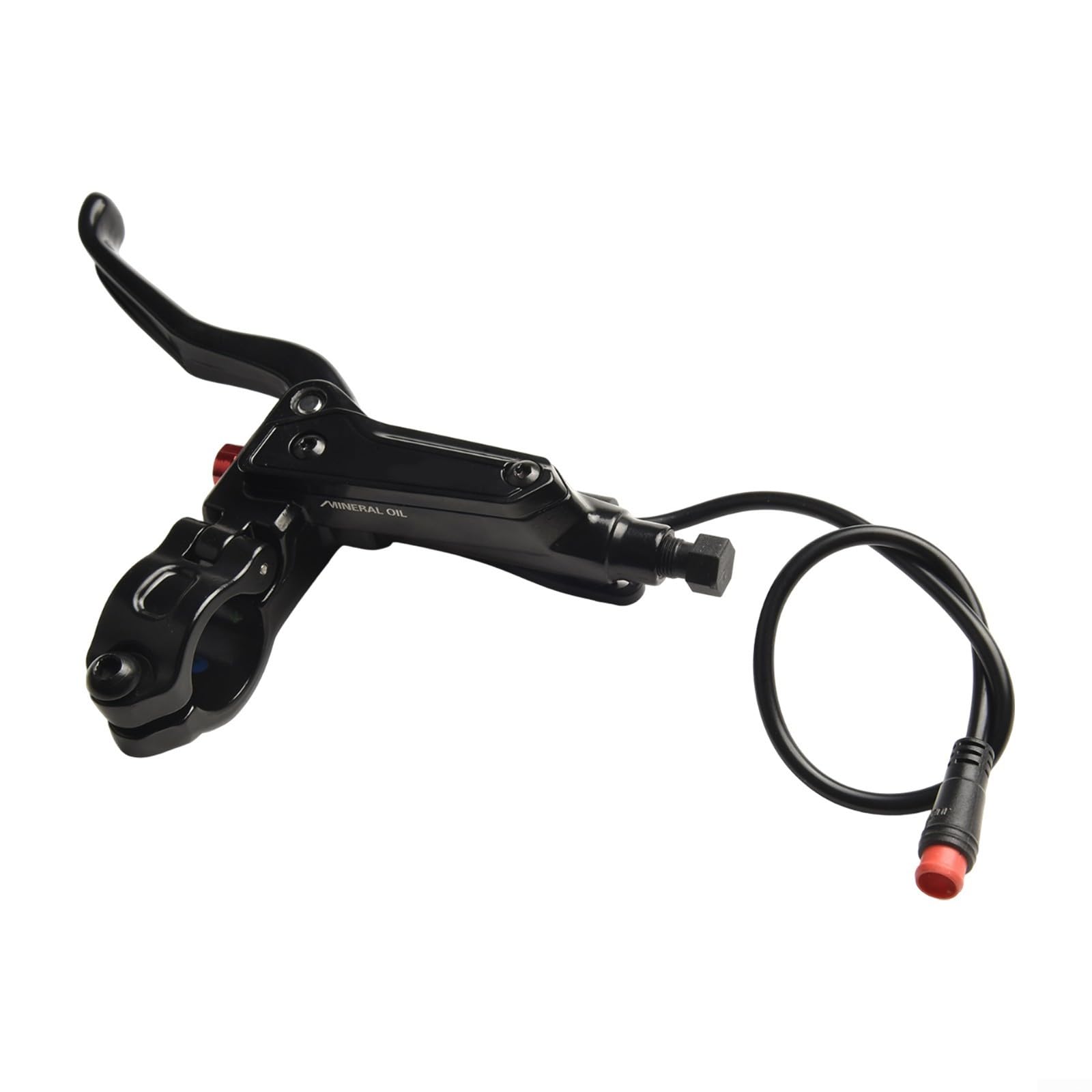 FACAIIO Hydraulischer Bremsgriff für E-Bike mit 3-poligem Anschluss für Bafang Hall-Motor, zuverlässige Leistung (schwarz links)