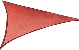 VANZACK Vela Ao Ar Livre Deck De Jardim Bloco De Vela Toldo Tela De Proteção Solar Vela Vela Suspensa Triângulo Dossel Viseira De Sol Anti-Uv Areia Resistente Ao Vermelho Vela Triangular