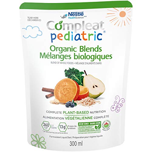 COMPLEAT Pediatric organic blends formula, plant-based, 300 ml pouch 24 count