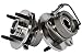 Callahan 513204X2 [2] Pair FRONT Premium Grade [ 4 Lug 4-Wheel ABS ] Wheel Hub Bearing Assemblies [ 513204 ]