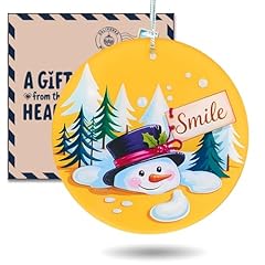 Smile' Snowman Ornament