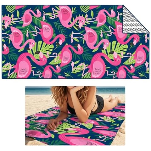 PAMFOIEL Quick Dry Fashion Beach Towel Cover