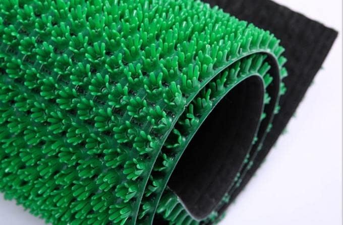Image of YALISH Polyvinyl PVC Spike Entrance Door Mats for Home, Offices, Hotel Rooms Artificial Grass Turf Mat, Multiple, Textured Surface, Indoor Outdoor Use (Green - 2 X 1.5 FT / 60 X 45 CM)