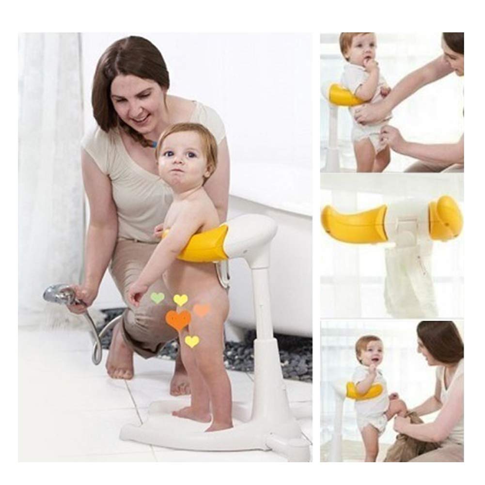 FROMU Baby Toddler Bath Shower Helper Handle Adjust Length Stand Themselves