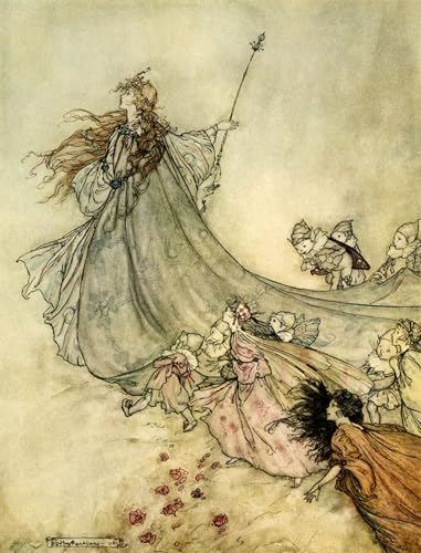 Art Mural Songe d'une nuit d'été Arthur Rackham Rompre la Monotonie des Murs avec ce Poster