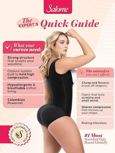 Image of Salome Butt Lifting Shapewear Post Surgery Compression Garment | Stage 2 Open Bust Body Shaper for Women