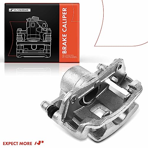 A-Premium Disc Brake Caliper Assembly with Bracket Compatible with Select Chevy, Pontiac and Saturn Models - Cobalt 2005-2010, G5 2007-2009, Pursuit 2005-2006, Ion 2003-2007 - Front Left Driver Side by A-Premium - Image 8
