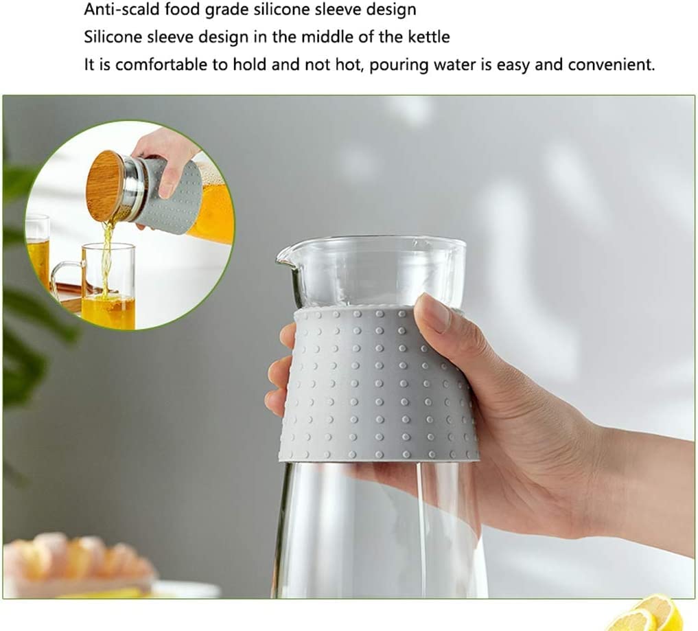 Zestaw Do Herbaty Szklany, Odporny Na Wysokie Temperatury Czajnik Do Domu Zestaw Kubków Zimną Wodę Zagęszczony Zimny Idealny Herbaty I Kawy Akcesoria Kuchenne(5pcs)