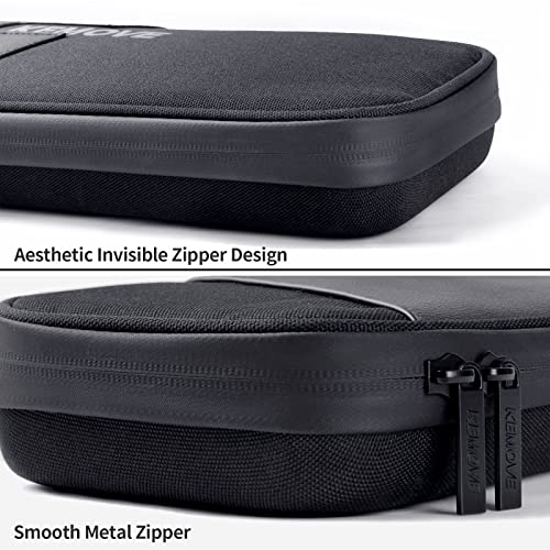 Dierya Kemove X Keyboard Travel Case, Hard Eva Sleeve Carrying Cover Bag For 60% 65% Wired/Wireless Bluetooth Mechanical Gaming Keyboard, Black #TOP3