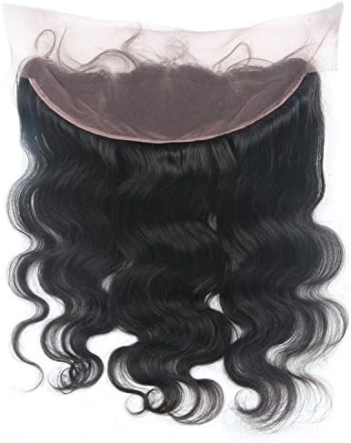 EVA HAIR 7a Frontal Brazilian Body Wave Lace Frontal Closure Virgin Human Hair Full Lace Frontal Closure Free Part Lace Frontals (12inch)