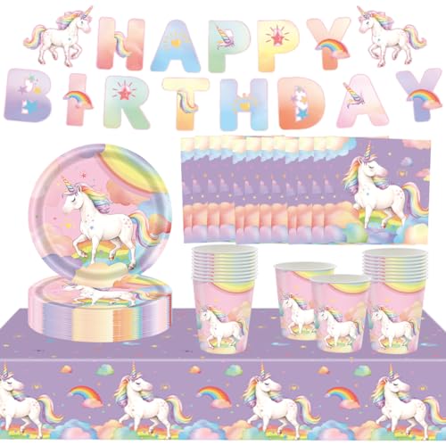 Imagen de 74PCS Vajilla de Unicornio