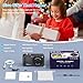 Digital Camera for Kids, 48MP FHD 1080P Point and Shoot Digital Cameras with 16X Zoom Anti-Shake, Compact Portable Cameras for Photography, for Boys Girls Teens Beginners-Black
