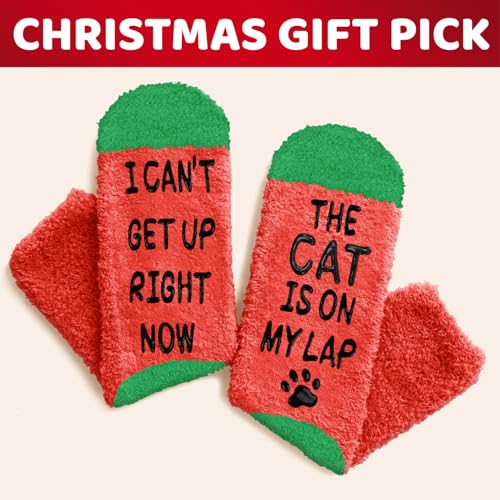 Image of HAPPYPOP Christmas Socks for Men Women - Christmas Gifts Stocking Stuffers for Teens Animals