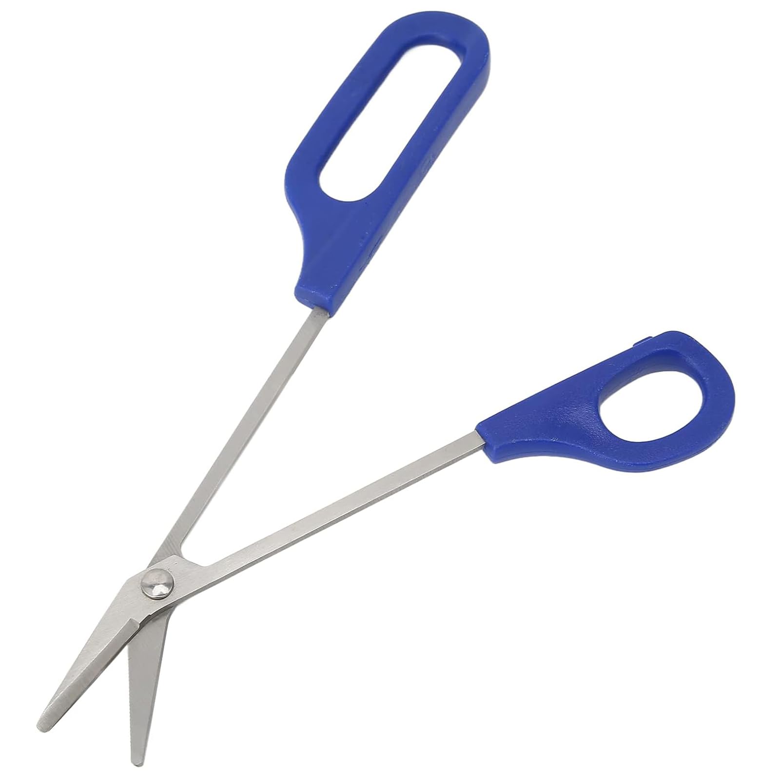 Ntek Women's Blue Extra Long Thick Toe Nail Scissors Chiropody Podiatry For Thick Nails, Heavy Duty Long Handled Toe Nail Scissors For Thick Nails, Podiatry Tools For And Men (Blue)