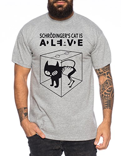 Schroedingers Katze Sheldon Nerd Herren T-Shirt