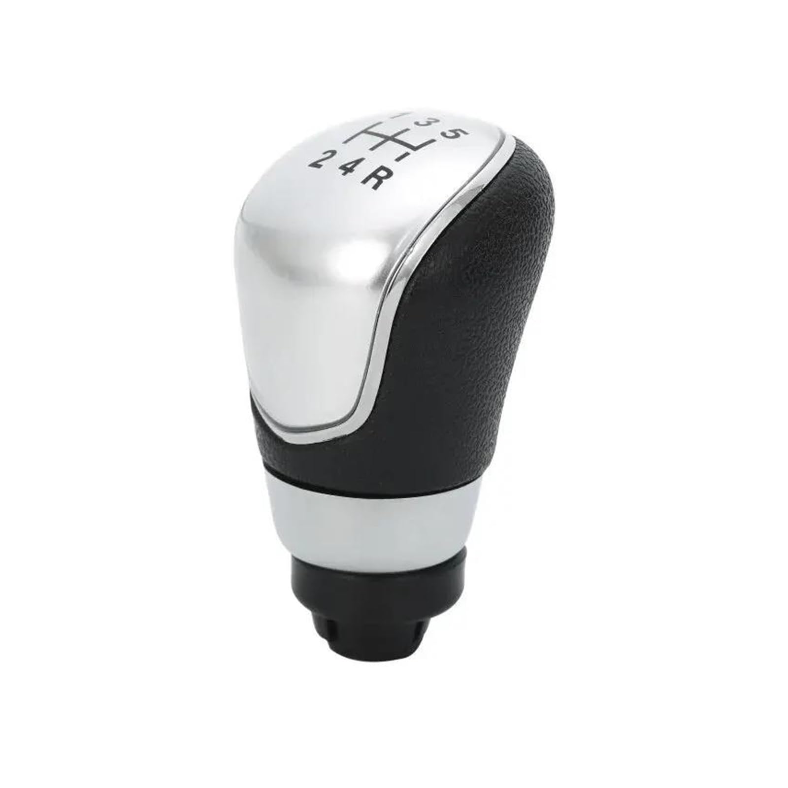 Aimazom Car Gear Shift Knob for Ford for Kuga for Fiesta MK7 2008-2013 Manual Transmission Shift Knob Head for Modification and Replacement(Silver,for 5 Speed)