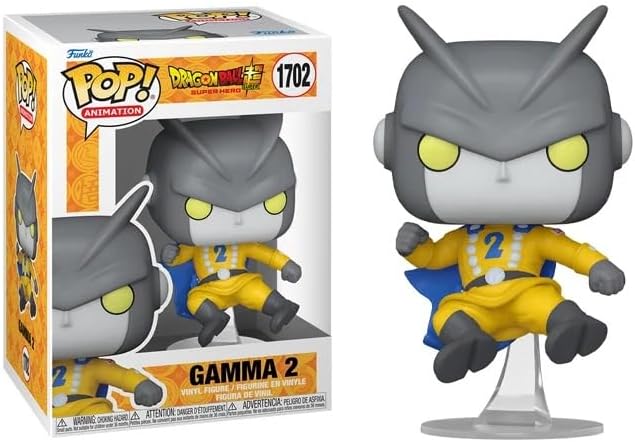 Funko Gamma 2 Jump Kick + Pop Protector: Dragon Ball Super Hero Pop! Animation Vinyl Figure (Gift Set Bundled with ToyBop Brand Box Protector Collector Case)