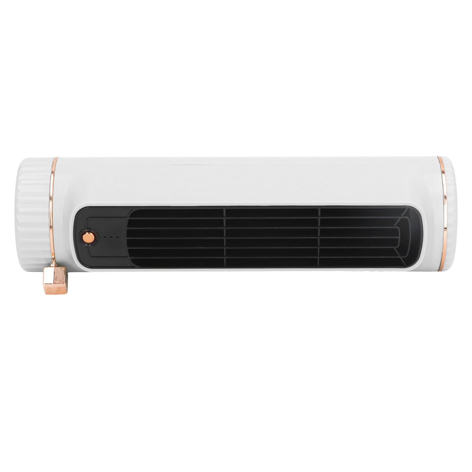 Topiky Ventilador Enfriador de Escritorio, Ventilador de Refrigeración de Mesa Silencioso sin Aspas con 3 Velocidades, Mini Recargable para Dormitorio, Oficina Al Aire Libre (WHITE)