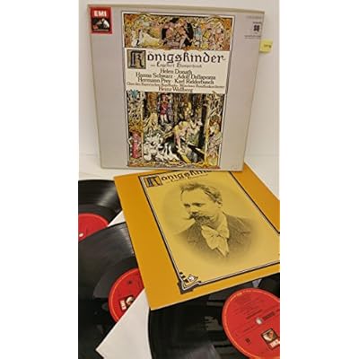 ENGELBERT HUMPERDINCK, HELEN DONATH, HANNA SCHWARZ, ADOLF DALLAPOZZA, HERMANN PREY, KARL RIDDERBUSCH, CHOR DES BAYERISCHEN RUNDFUNKS, MUNCHNER RUNDFUNKORCHESTER, HEIN WALLBERG konigskinder, 3 x vinyl, boxset, libretto, 1 C 157-30698/700 Q