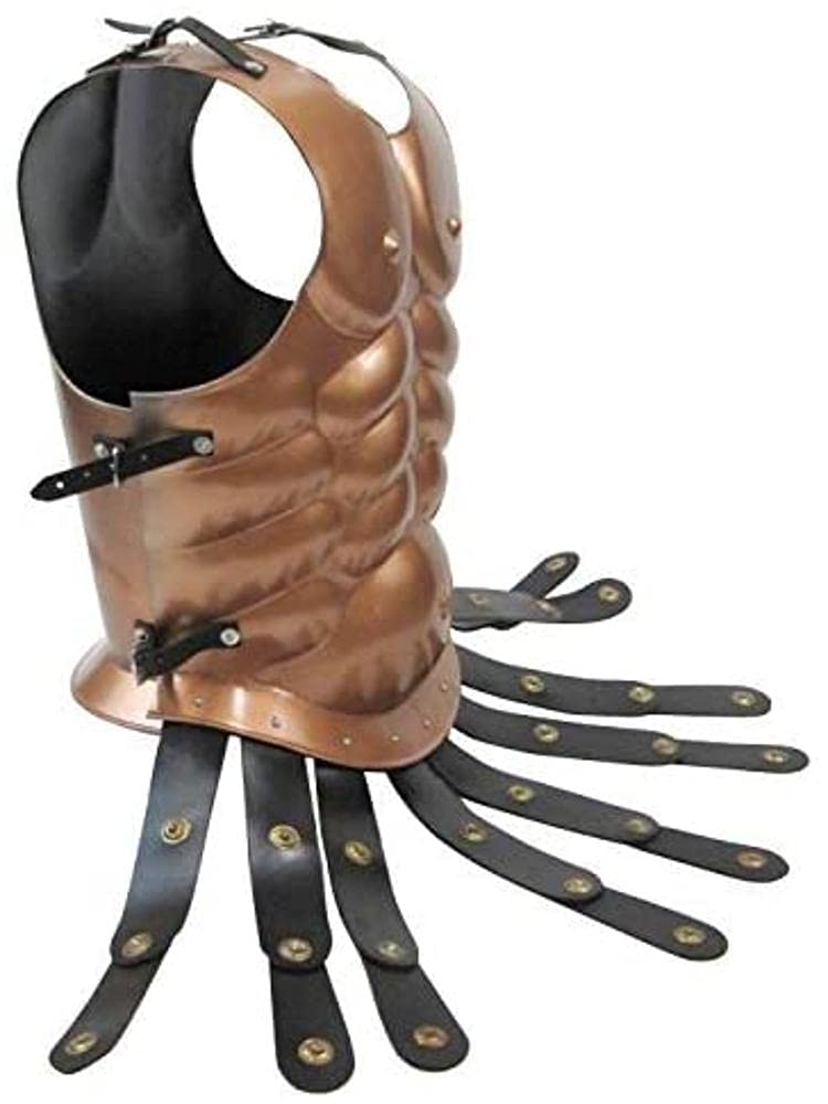 Medieval Roman Greek Muscle Body Armor Halloween Cuirass Copper Finish