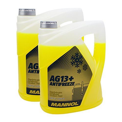 2X MANNOL MN4014-5 AG13+ Advanced Antifreeze -40°C Kühlerfrostschutz 5L