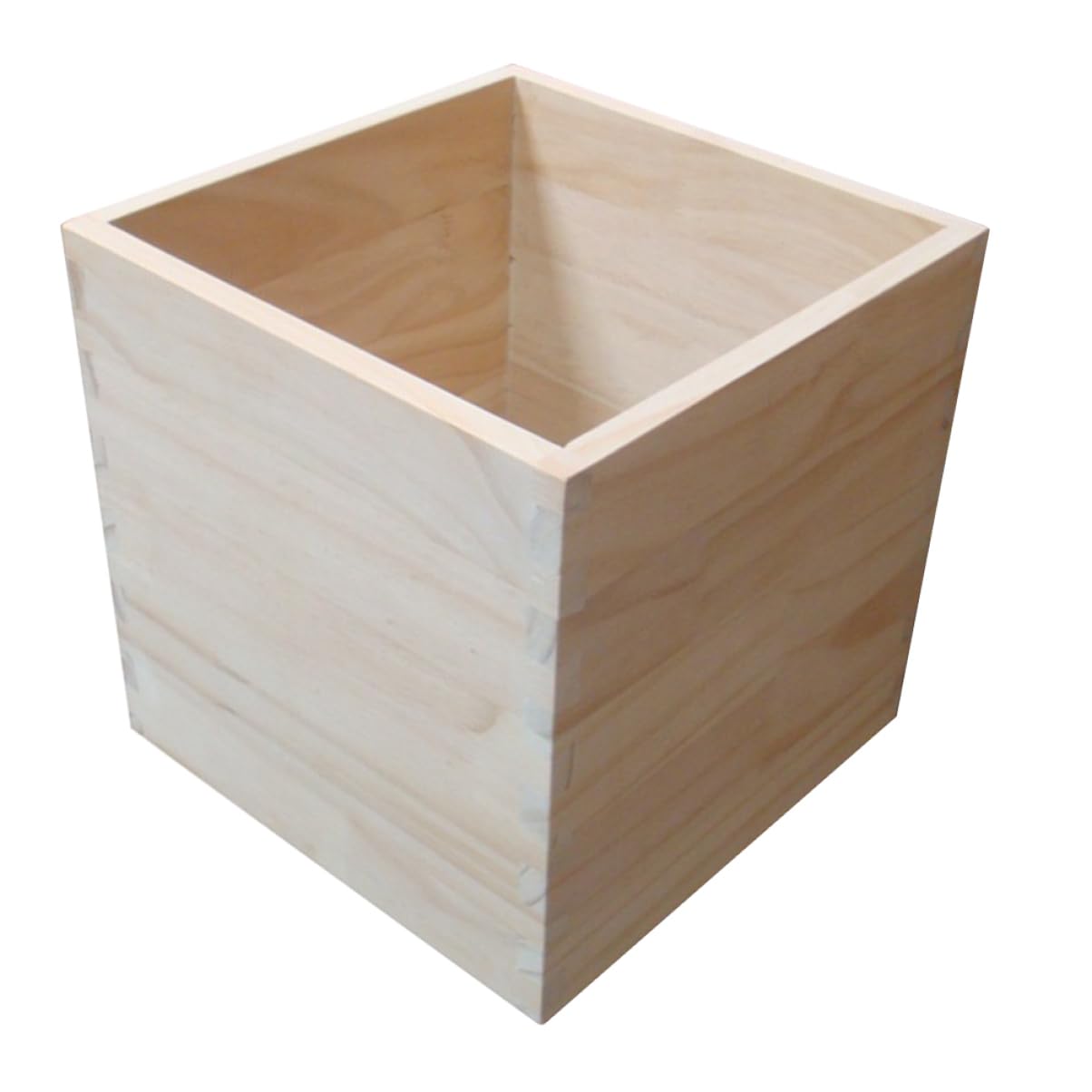Caisses en bois empilables à queue d'aronde solides pour rangement table
