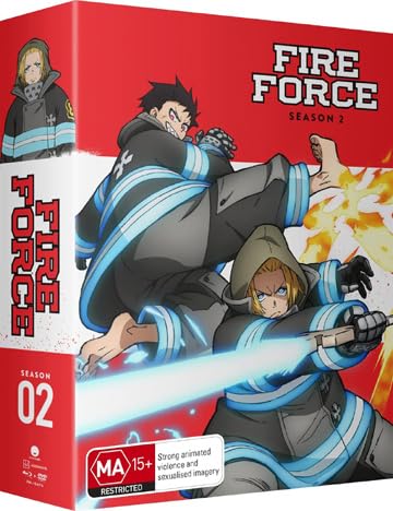 Fire Force (Season 2 Part 2) - 4-Disc Box Set ( Enen no Shôbôtai ) (+ Digital Copy) (Blu-Ray & DVD Combo) [ Origine Australien, Sans Langue Francaise ] (Blu-Ray)