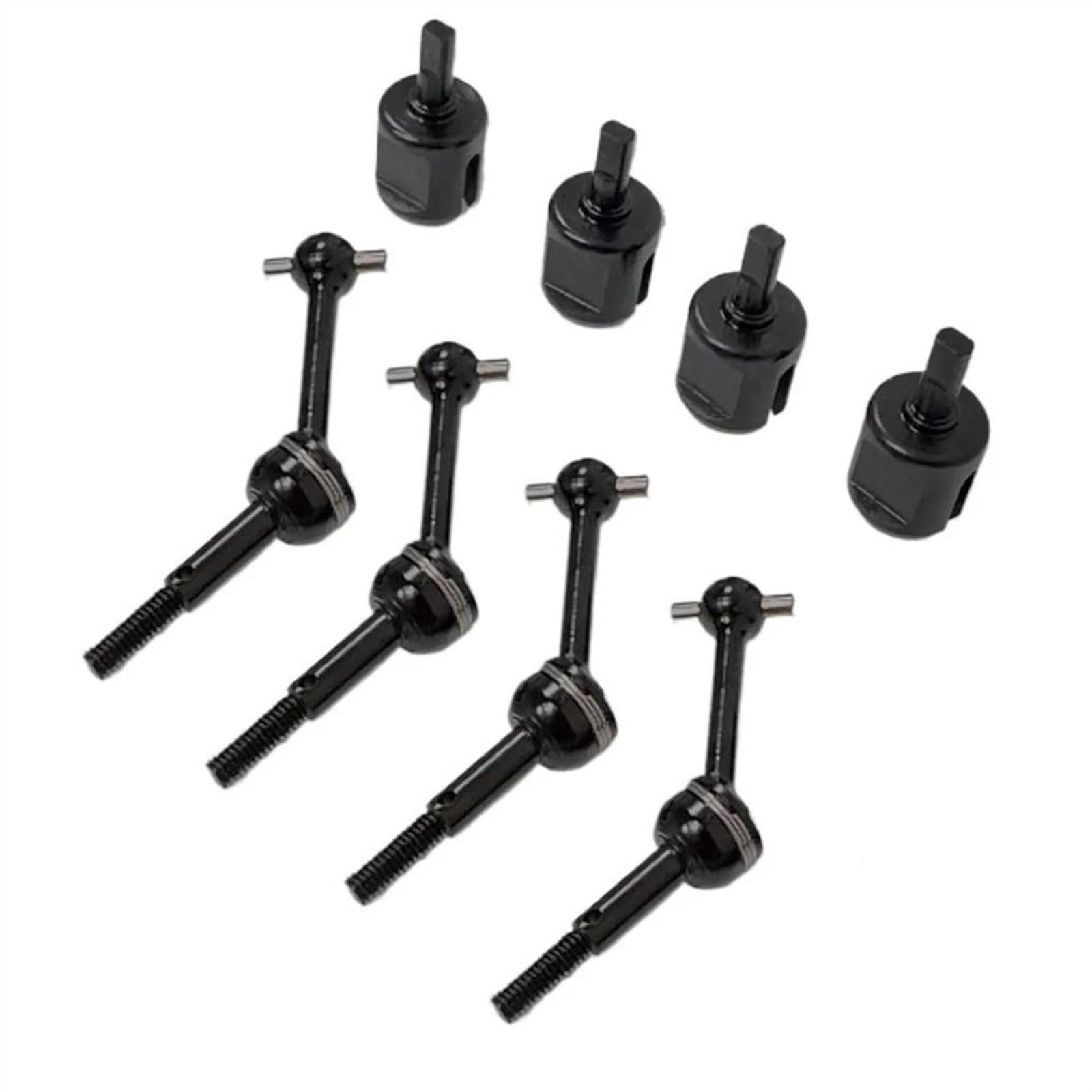 pour Tamiya pour TT01 pour TT02 TT01D TT01E 1/10 Arbre D'entraînement en Métal Acier CVD Joint Tasse Différentiel RC Voiture Mise À Niveau Pièces Accessoires Véhicules Rc