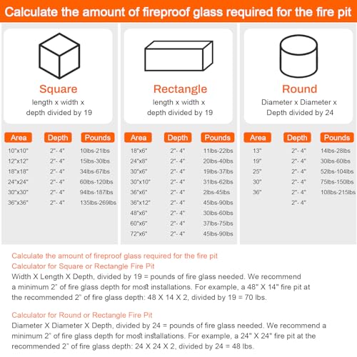 GasSaf 1/2 Inch Crystal Ice Fire Glass Reflective Tempered Fireglass, 20lb by GasSaf - Used condition - Image 7