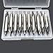 Produktbild NON-BRAND WNJ-Tool, 10pcs 2.5mm High Speed Steel Zentrierbohrer 60 Grad Zentrierbohrer Senker High Strength Kombination Bohrständer (Größe : 10pcs 2.5mm)