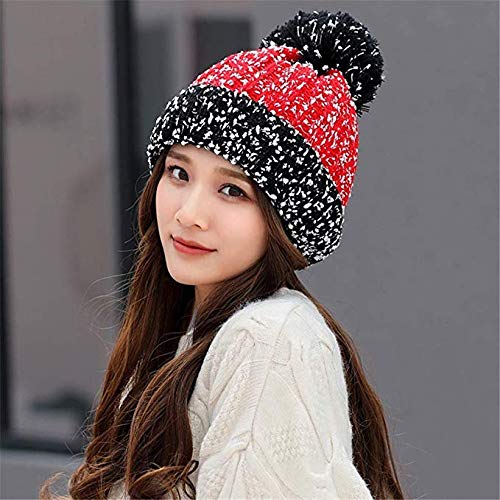 Chapeau de laine version coréenne et ensemble hiver premium