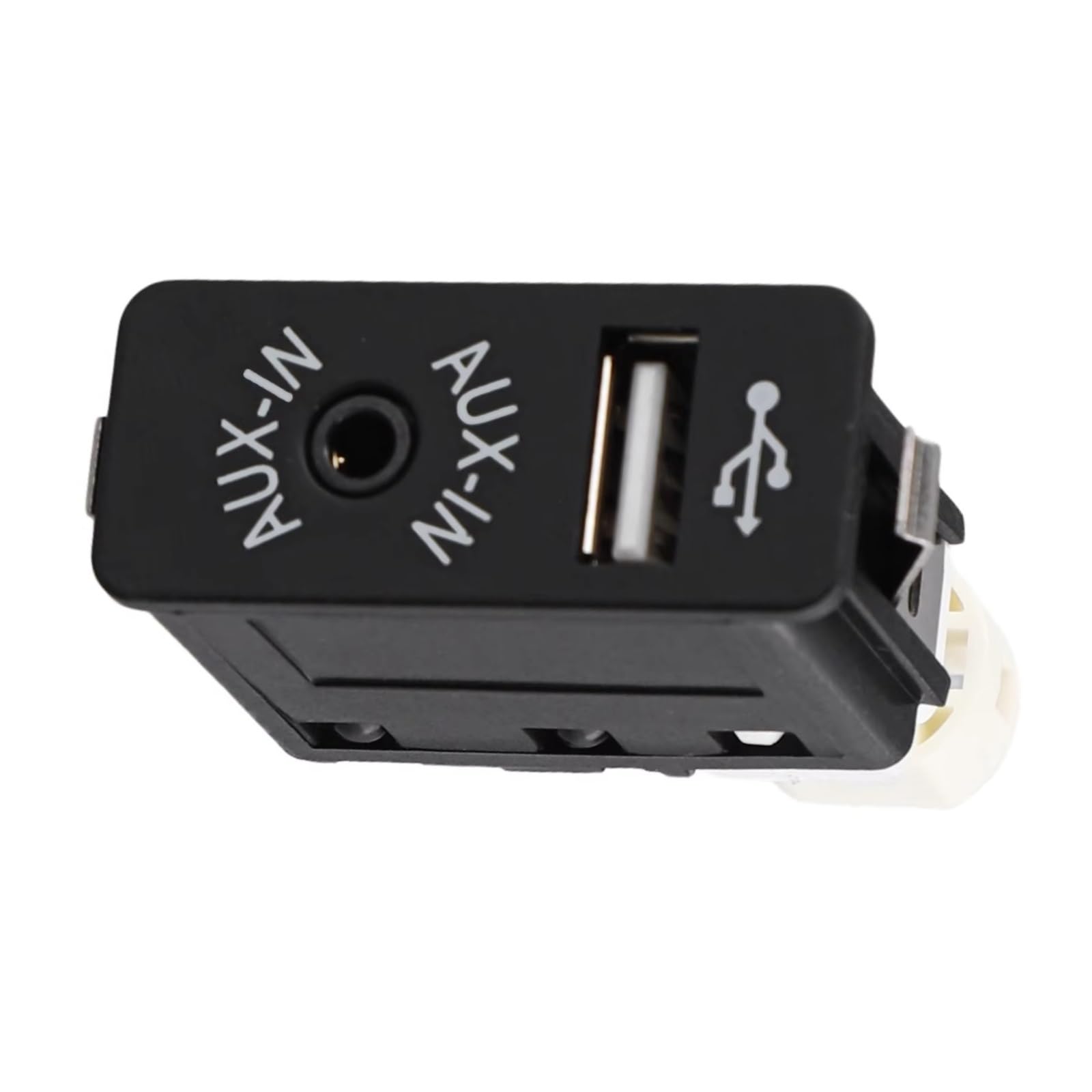 Złącze gniazda samochodowego AUX USB, do Mini, do Clubman R55, do Cabrio R57, do interfejs interfejsu przełącznika samochodowego AUX USB, do gniazda ładowarki 84109237653