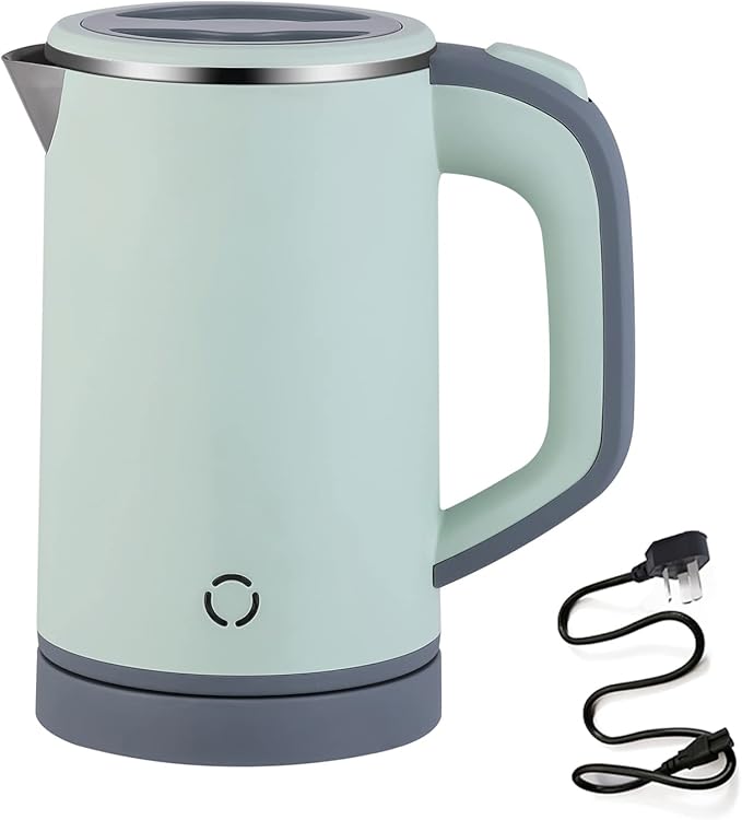 Focustar 800ML Portable Electric Kettle Stainless Steel Keep Warm