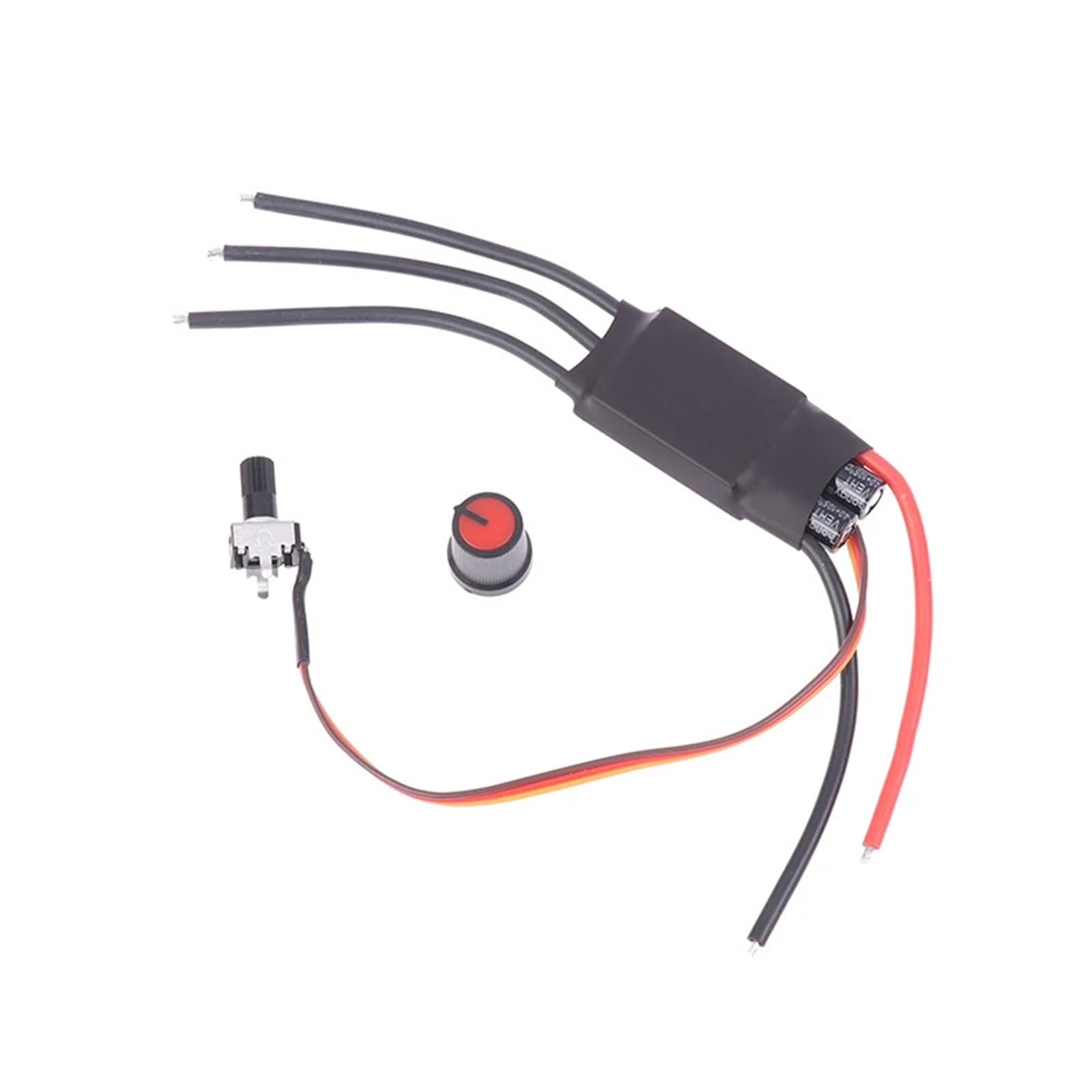 1 sztuka bezszczotkowy sterownik silnika DC 6,5V-27V BLDC, 3-fazowy, bez hali, panel napędowy silnika prądu stałego, regulator prędkości z potencjometrem