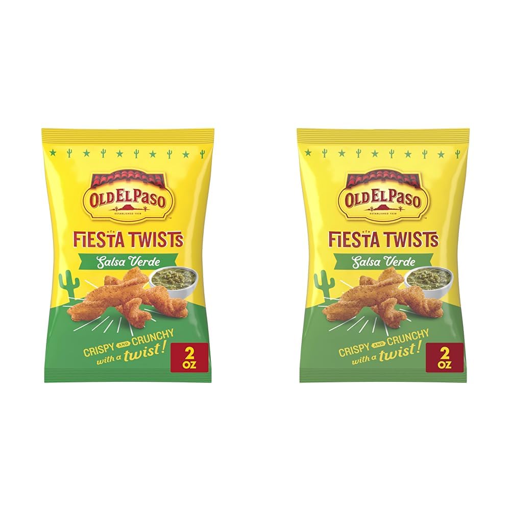 Photo 1 of Old El Paso Salsa Verde Fiesta Twists, 2 OZ (Pack of 2) 2 Ounce (Pack of 2)