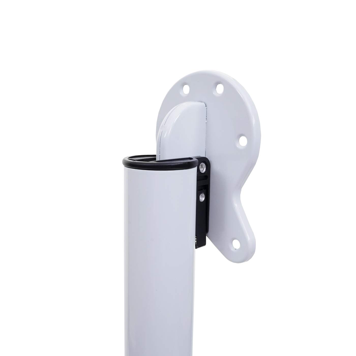 Mendler 2er-Set Tischbein HWC-H34AM klappbar 72cm - weiß