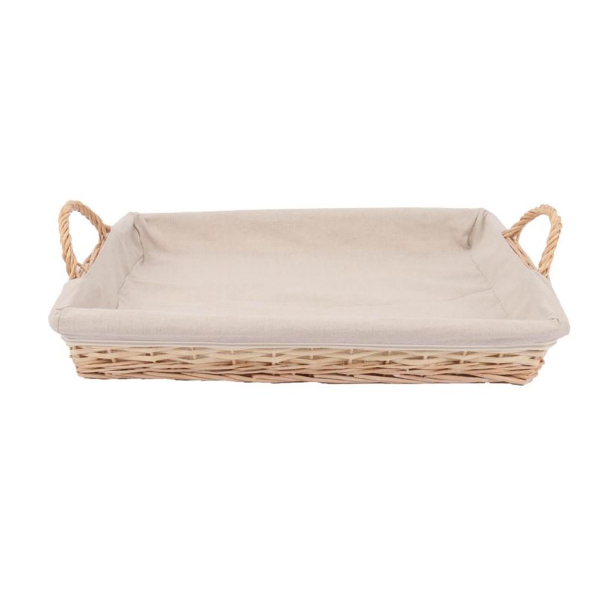 Bandeja Planchar Mimbre Rectangular 70x50 cm Resistente Almacenamiento Hogar