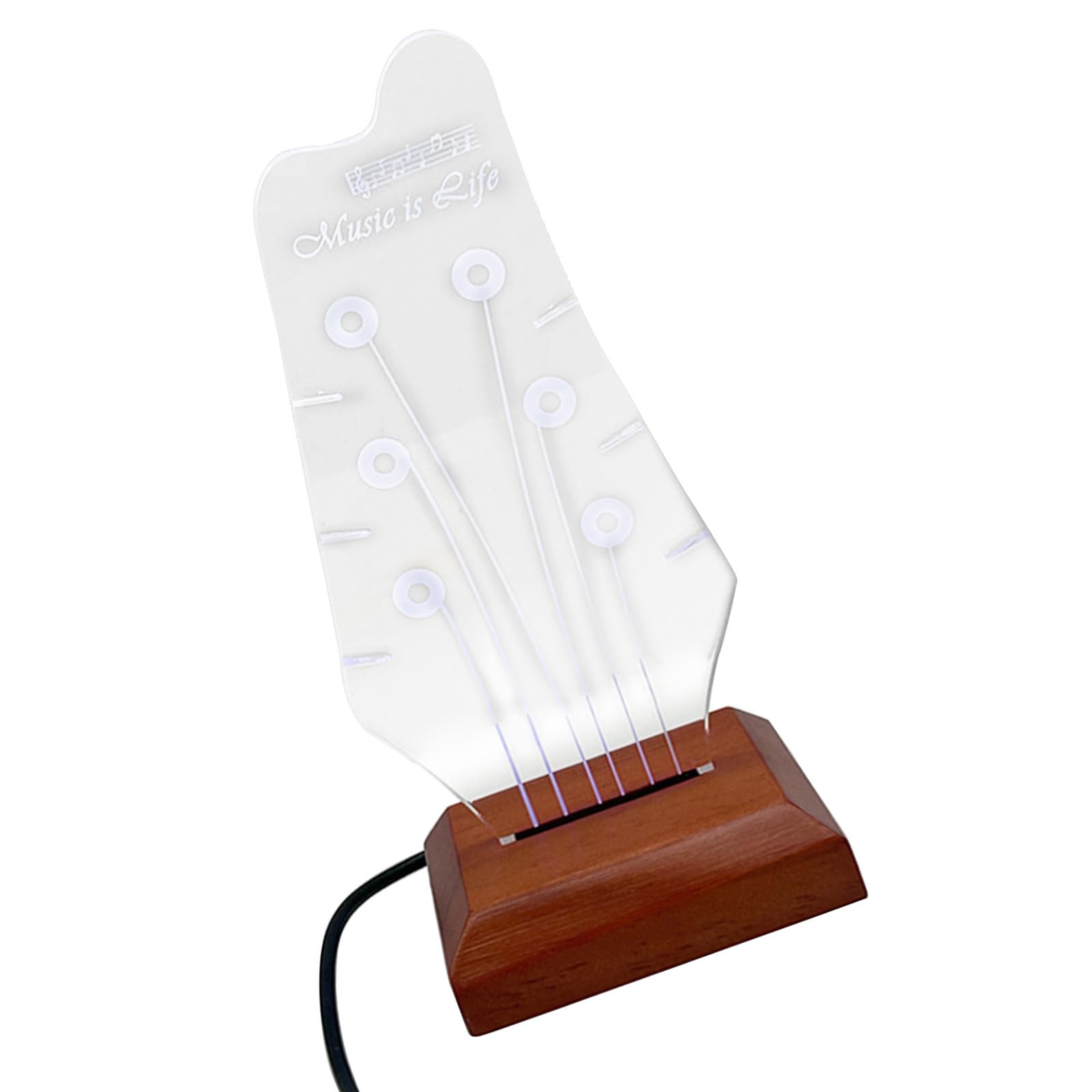Guitar Pick Rack with Base for Picks Storage & Display Light Up Guitar Pick Holder Acrylic Electric Stand Acrylic Stand