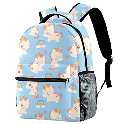 Sac à dos de voyage Leisure Daypacks Campus licorne arc-en-ciel