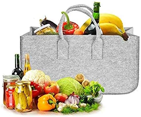 Miniatura 6 de Chimenea Fieltro De Madera Bolsa De Almacenamiento Cesta Estante Leña Bolsillo,Fieltro Plegable Leña Titular Cesta Negro