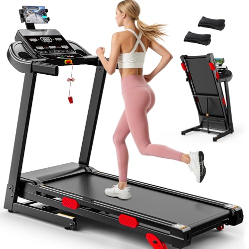 Image of 3.75HP Treadmill for Home, Foldable with 10% Incline, Free Courses, 105Training Programs