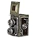 Produktbild UniqueGift Rolleiflex-Kamera-Modell und Aufbewahrungsbox aus Metall, Retro-Design, dekoratives Sammlerstück  Fotografen Geschenk  industrielle Dekoration  klassischer Vintage-Stil Shabby Ornament