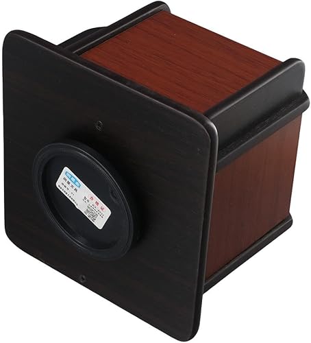 Miniatura 7 de dohobby Grande Negro Giratorio Madera Giratorio 6 Compartimentos Control Remoto Titular Oficina